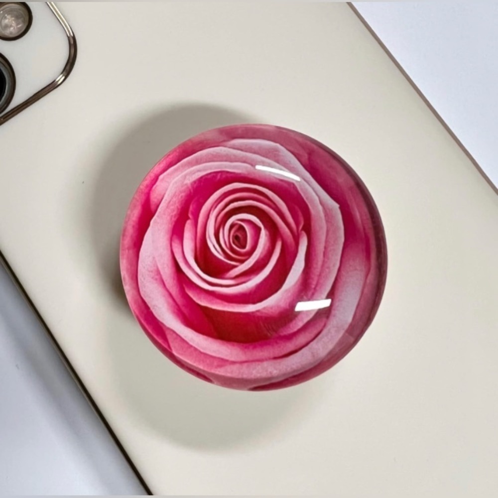 Cell Phone rRose Grip Holder